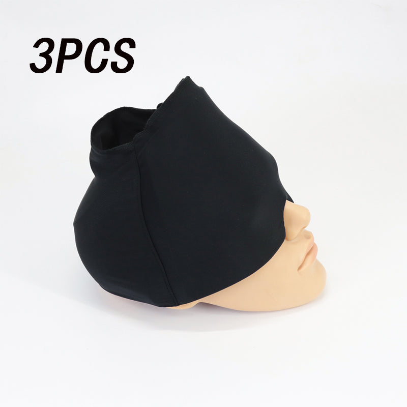 Migraine Relief Hat Cold Therapy Migraine Relief Products Comfortable Head Wrap Ice Pack Eye Mask For Puffy Eyes قبعة لتخفيف الصداع النصفي، علاج بالتبريد، منتجات لتخفيف الصداع النصفي، غطاء رأس مريح، كمادة ثلج، قناع للعينين المنتفختين