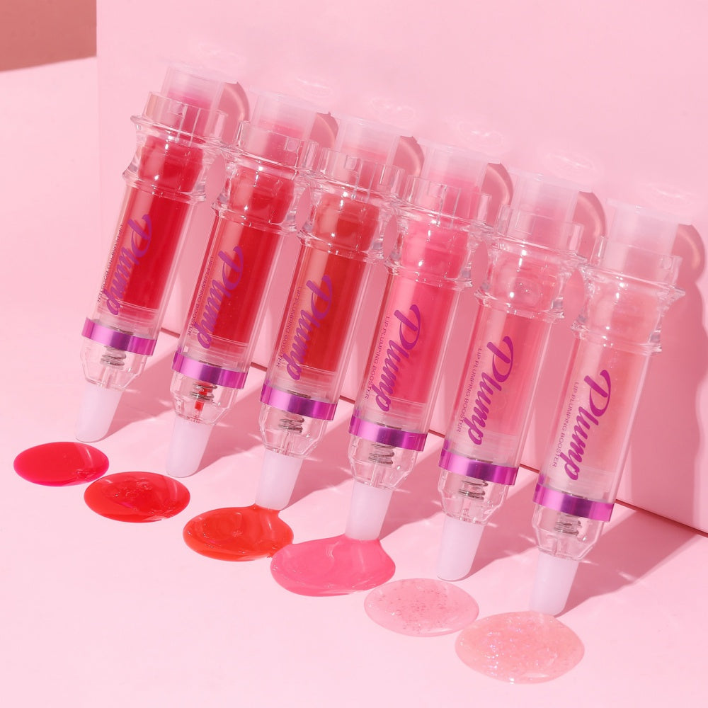 New Tube Lip Rich Lip Color Slightly Spicy Lip Honey Lip Glass Mirror Face Lip Mirror Liquid Lipstick أحمر شفاه سائل جديد غني بالألوان، بنكهة عسلية خفيفة، يشبه مرآة زجاجية للشفاه.