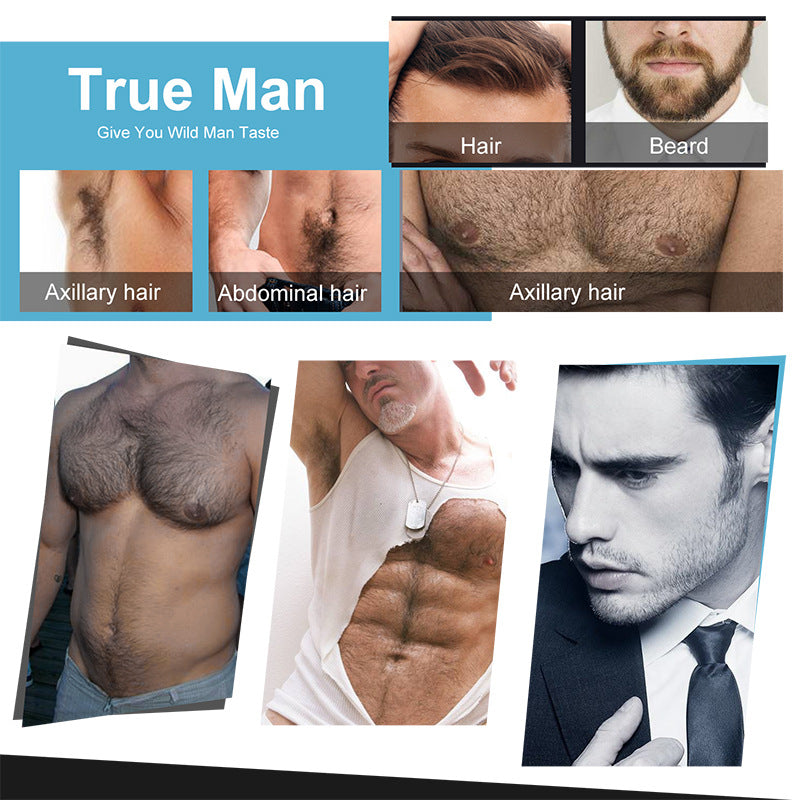 Beard Growth Liquid Beard Care Set مجموعة العناية باللحية السائلة لنمو اللحية