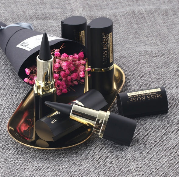 Waterproof Black Eyeliner Liquid Eye Liner Pen Pencil Gel Beauty Makeup Cosmetic Eyelashes Waterproof Eye Liner Makeup Tool قلم تحديد عيون أسود مقاوم للماء، قلم تحديد عيون سائل، قلم جل، مكياج تجميلي، رموش، أداة مكياج للعيون مقاومة للماء