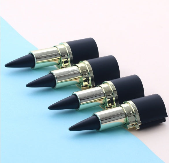 Waterproof Black Eyeliner Liquid Eye Liner Pen Pencil Gel Beauty Makeup Cosmetic Eyelashes Waterproof Eye Liner Makeup Tool قلم تحديد عيون أسود مقاوم للماء، قلم تحديد عيون سائل، قلم جل، مكياج تجميلي، رموش، أداة مكياج للعيون مقاومة للماء
