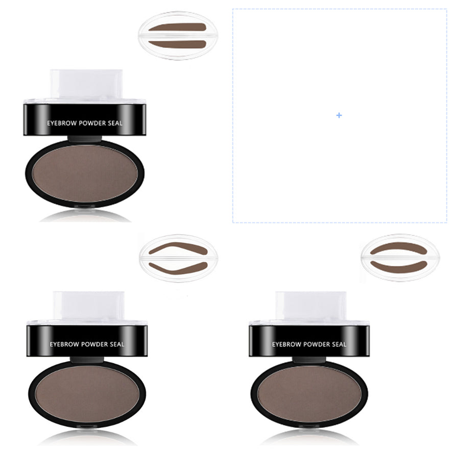 Eyebrow Powder Stamp Tint Stencil Kit Cosmetics Professional Makeup Waterproof Eye Brow Stamp Lift Eyebrow Enhancers Stencil Kit مجموعة قوالب تلوين وصبغة بودرة الحواجب، مستحضرات تجميل احترافية، مقاومة للماء، لرفع الحواجب، مجموعة قوالب مُحسّنة للحواجب