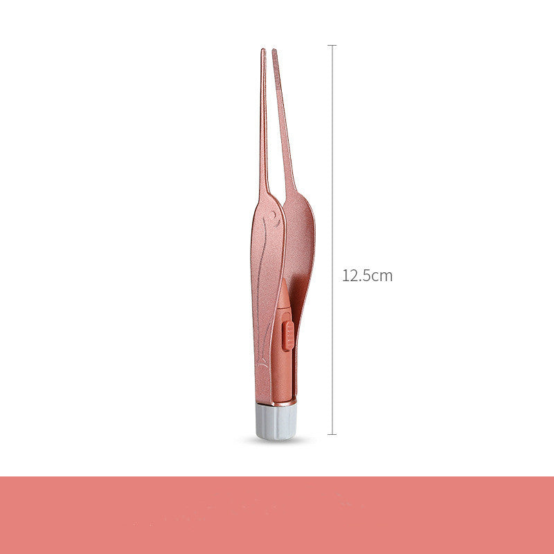 Ear Wax Removal Tool With Light Ear Pick Cleaner Kit For Kids And Adults, Earwax Spoon Digger & Tweezers For Ear Health Care Gift Set With Case أداة إزالة شمع الأذن مع ضوء، طقم تنظيف الأذن للأطفال والكبار