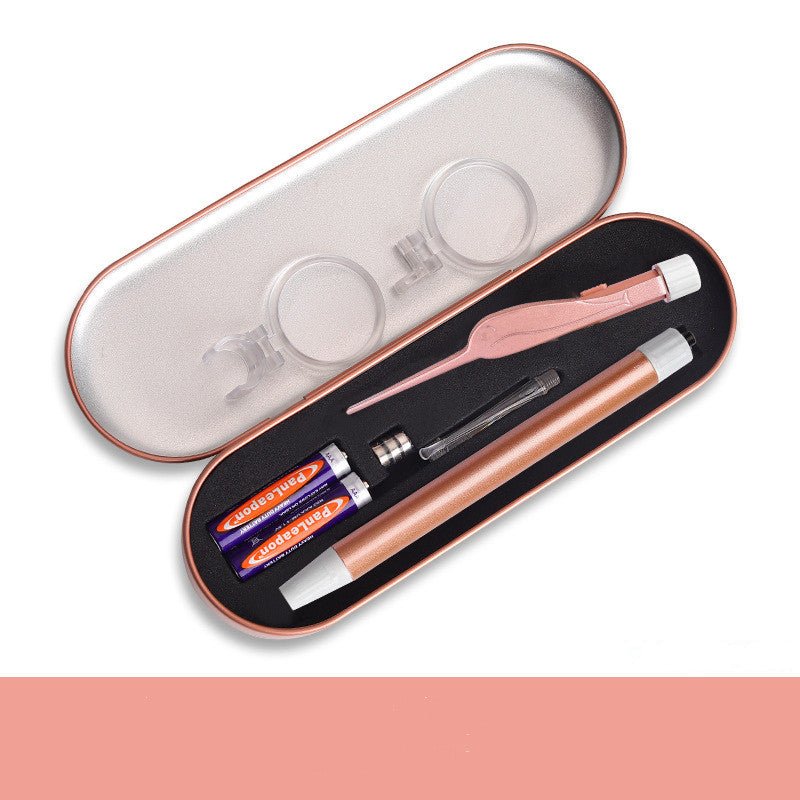 Ear Wax Removal Tool With Light Ear Pick Cleaner Kit For Kids And Adults, Earwax Spoon Digger & Tweezers For Ear Health Care Gift Set With Case أداة إزالة شمع الأذن مع ضوء، طقم تنظيف الأذن للأطفال والكبار