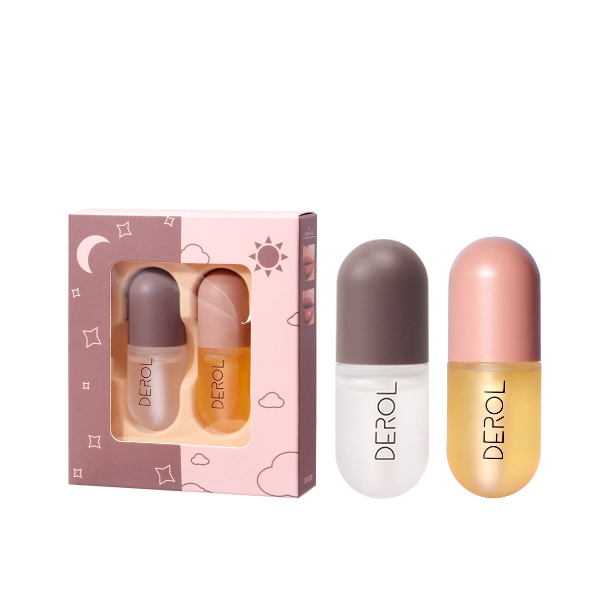 Day Night Instant Volume Lip Plumper Oil Clear Lasting Nourishing Repairing Reduce Lip Fine زيت تكبير الشفاه الفوري ليلاً ونهاراً، شفاف، يدوم طويلاً، مغذي، مرمم، يقلل من الخطوط الدقيقة، عناية تجميلية للشفاهLine Care Lip Beauty Cosmetic