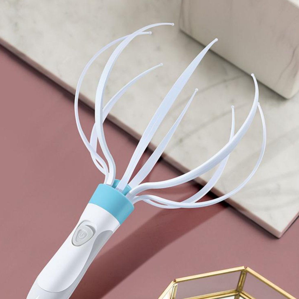 Head Massager Scalp Vibration Massage Eight Claw Electric Household Massager Head Masager Body Care مدلك رأس كهربائي منزلي بثمانية مخالب، يعمل بالاهتزاز، للعناية بالجسم