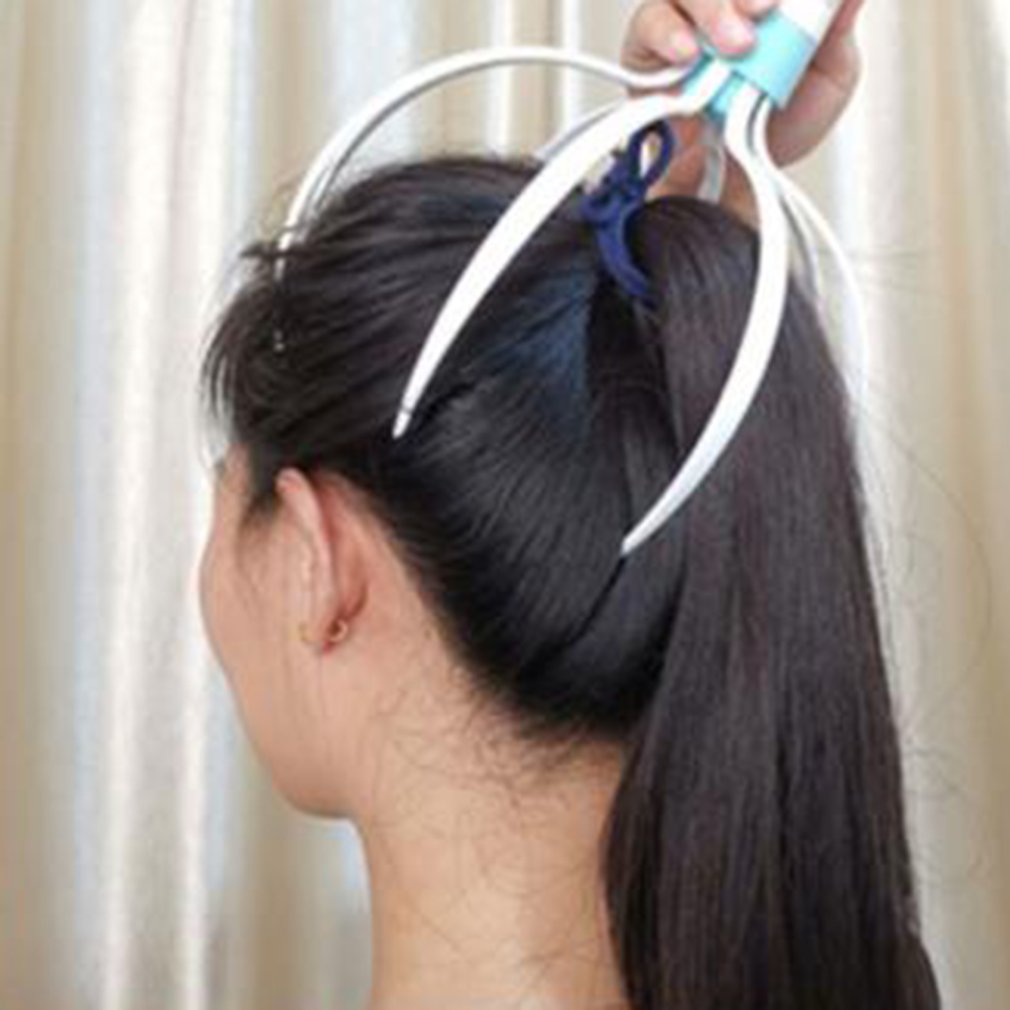 Head Massager Scalp Vibration Massage Eight Claw Electric Household Massager Head Masager Body Care مدلك رأس كهربائي منزلي بثمانية مخالب، يعمل بالاهتزاز، للعناية بالجسم