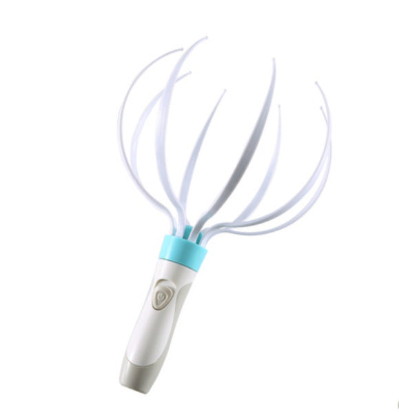 Head Massager Scalp Vibration Massage Eight Claw Electric Household Massager Head Masager Body Care مدلك رأس كهربائي منزلي بثمانية مخالب، يعمل بالاهتزاز، للعناية بالجسم
