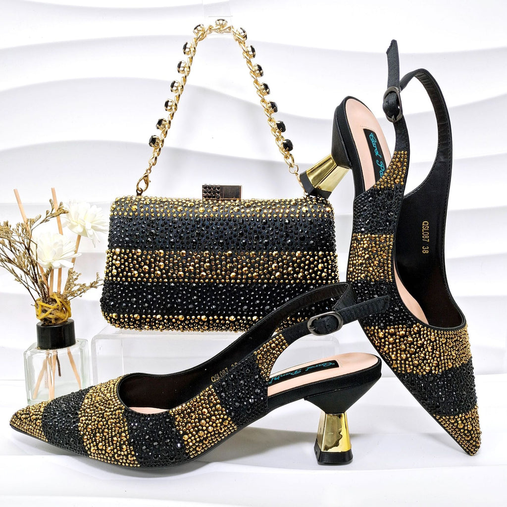 Elegant Women's Shoes And Bags Suit أحذية وحقائب نسائية أنيقة