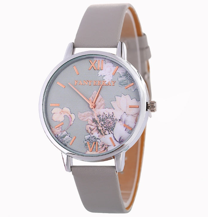Women's Quartz Watches Major Brand Huawa Belt Quickly Sells Wish Source Broken Flower Watches ساعات كوارتز نسائية من ماركة هواوي، حزامها يحقق مبيعات سريعة، مصدرها ساعات بروكن فلاور
