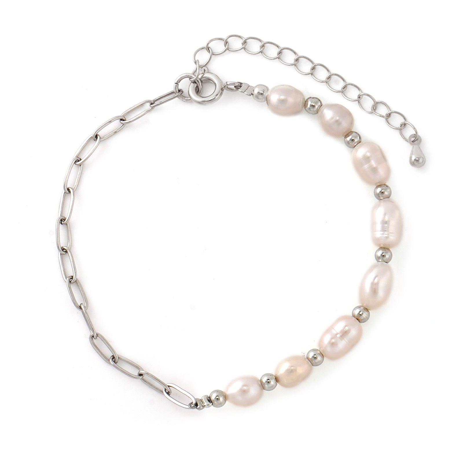 Niche High-end Freshwater Pearl Bracelet سوار من اللؤلؤ الطبيعي الفاخر