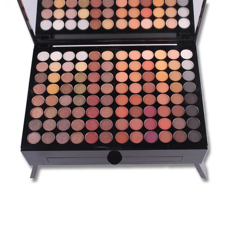 180 Colors Eyes Shadow Blush Set Personalized Piano-shaped Makeup Palette Box مجموعة ظلال عيون وأحمر خدود بـ 180 لونًا، علبة مكياج شخصية على شكل بيانو