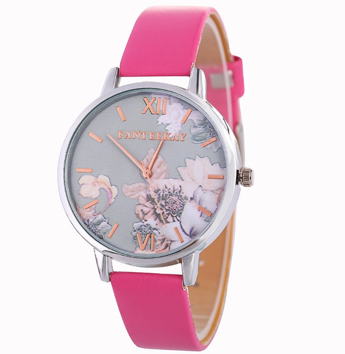 Women's Quartz Watches Major Brand Huawa Belt Quickly Sells Wish Source Broken Flower Watches ساعات كوارتز نسائية من ماركة هواوي، حزامها يحقق مبيعات سريعة، مصدرها ساعات بروكن فلاور
