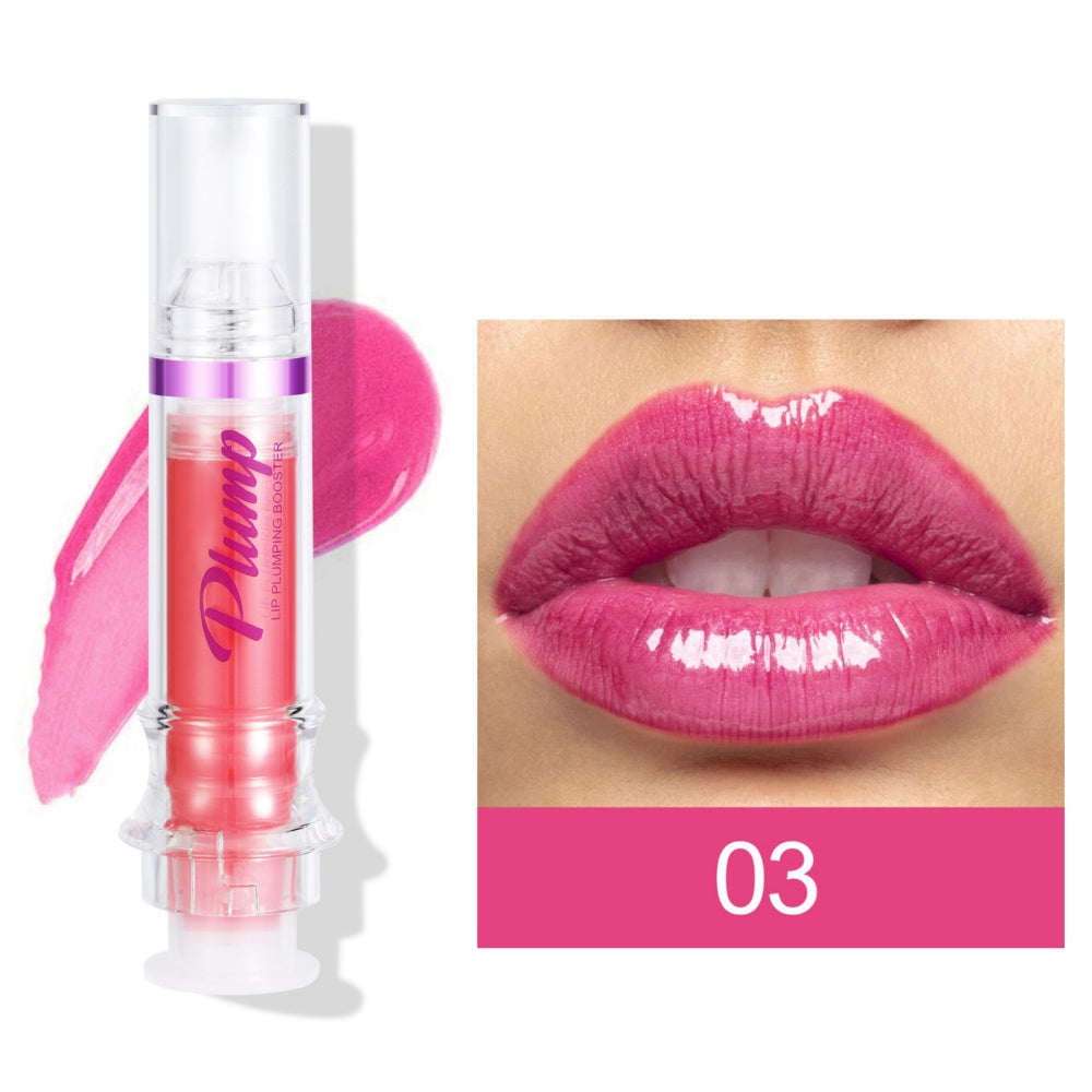 New Tube Lip Rich Lip Color Slightly Spicy Lip Honey Lip Glass Mirror Face Lip Mirror Liquid Lipstick أحمر شفاه سائل جديد غني بالألوان، بنكهة عسلية خفيفة، يشبه مرآة زجاجية للشفاه.