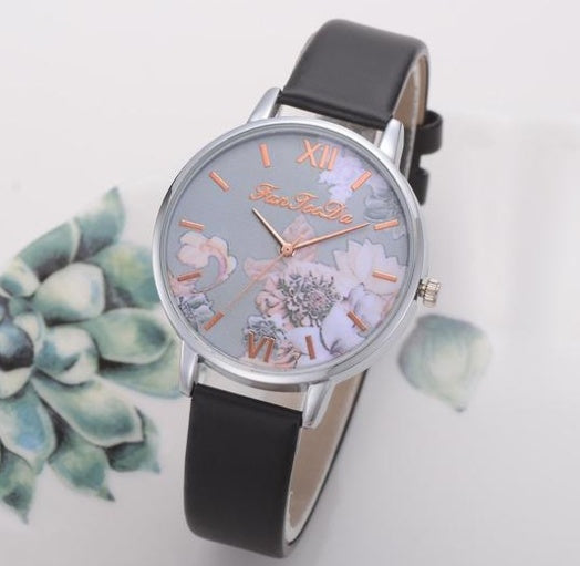 Women's Quartz Watches Major Brand Huawa Belt Quickly Sells Wish Source Broken Flower Watches ساعات كوارتز نسائية من ماركة هواوي، حزامها يحقق مبيعات سريعة، مصدرها ساعات بروكن فلاور