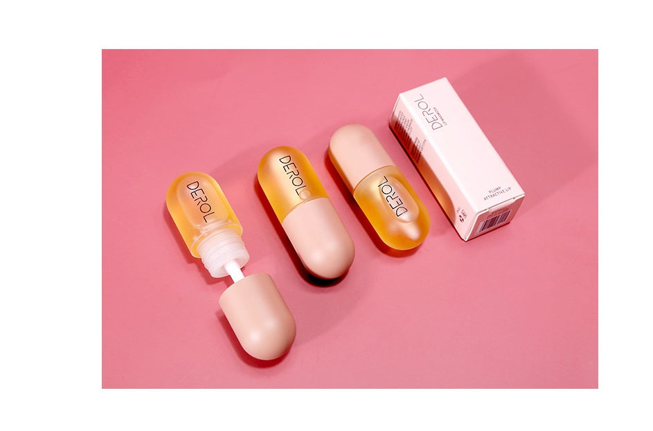 Day Night Instant Volume Lip Plumper Oil Clear Lasting Nourishing Repairing Reduce Lip Fine زيت تكبير الشفاه الفوري ليلاً ونهاراً، شفاف، يدوم طويلاً، مغذي، مرمم، يقلل من الخطوط الدقيقة، عناية تجميلية للشفاهLine Care Lip Beauty Cosmetic