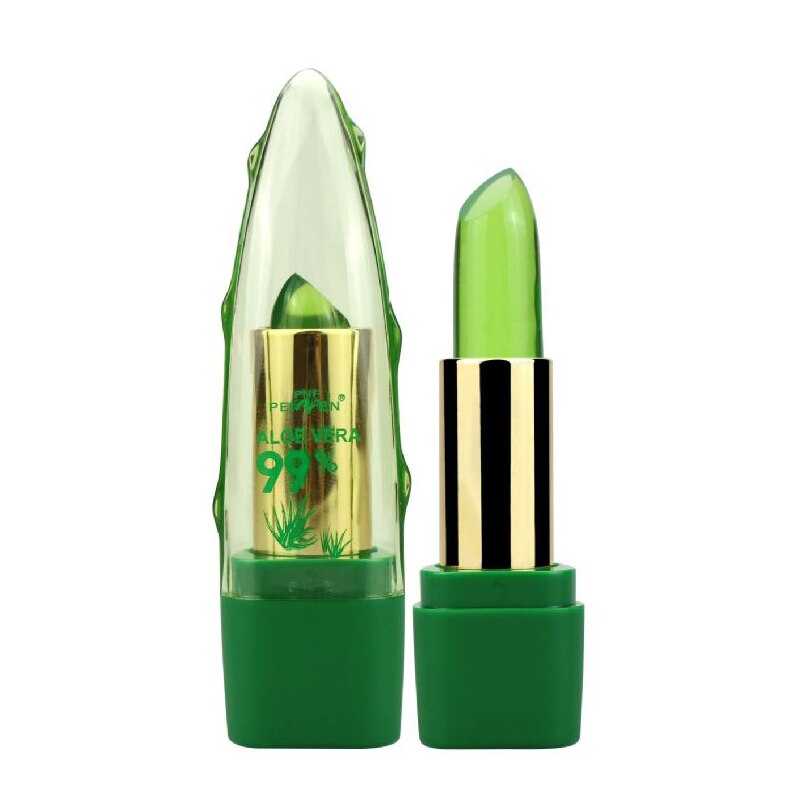 Aloe Vera Gel Color Changing Lipstick Gloss  Moisturizer Anti-drying Desalination Fine-grain Lip Blam Care Aloe Vera Gel Color Changing Lipstick Gloss Moisturizer Anti-drying Desalination