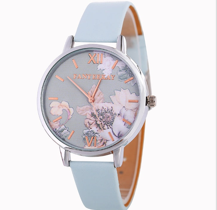 Women's Quartz Watches Major Brand Huawa Belt Quickly Sells Wish Source Broken Flower Watches ساعات كوارتز نسائية من ماركة هواوي، حزامها يحقق مبيعات سريعة، مصدرها ساعات بروكن فلاور