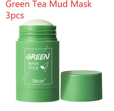 Cleansing Green Tea Mask Clay Stick Oil Control Anti-Acne Whitening Seaweed Mask Skin Care Cleansing Green Tea Mask Clay Stick Oil Control Anti-Acne Whitening Seaweed Mask Pangangalaga sa Balat