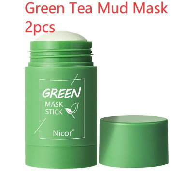 Cleansing Green Tea Mask Clay Stick Oil Control Anti-Acne Whitening Seaweed Mask Skin Care Cleansing Green Tea Mask Clay Stick Oil Control Anti-Acne Whitening Seaweed Mask Pangangalaga sa Balat