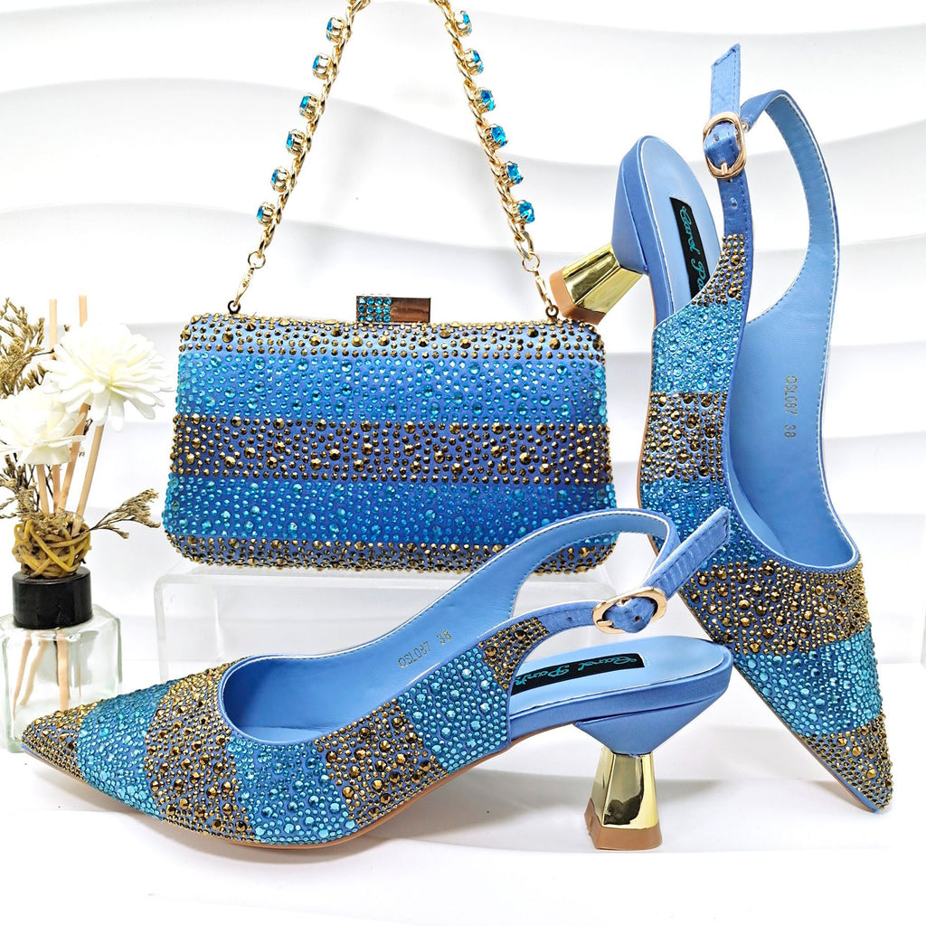 Elegant Women's Shoes And Bags Suit أحذية وحقائب نسائية أنيقة