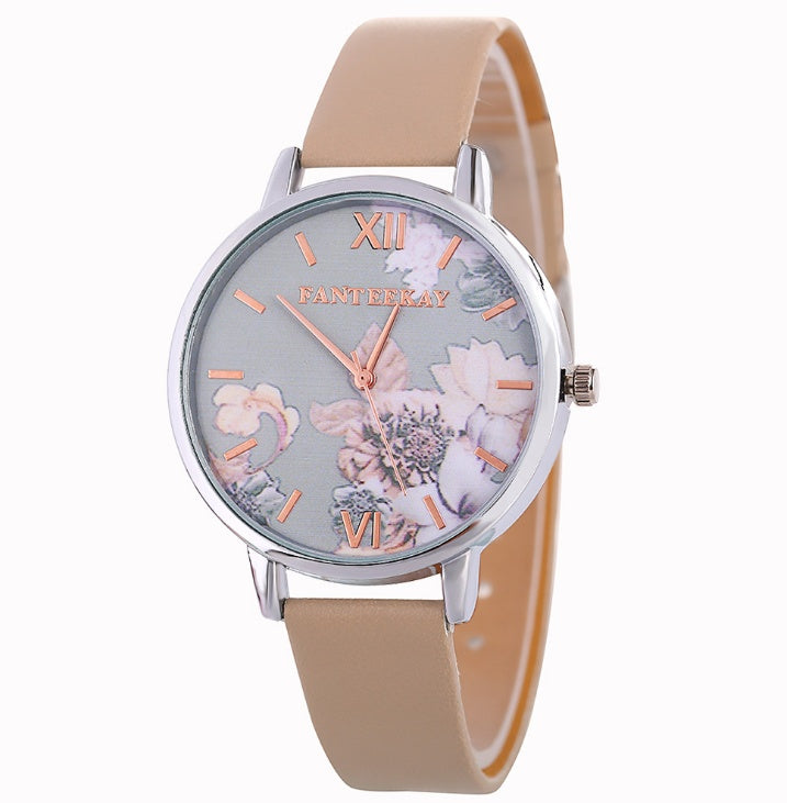 Women's Quartz Watches Major Brand Huawa Belt Quickly Sells Wish Source Broken Flower Watches ساعات كوارتز نسائية من ماركة هواوي، حزامها يحقق مبيعات سريعة، مصدرها ساعات بروكن فلاور