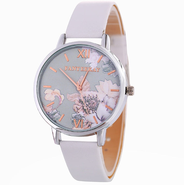 Women's Quartz Watches Major Brand Huawa Belt Quickly Sells Wish Source Broken Flower Watches ساعات كوارتز نسائية من ماركة هواوي، حزامها يحقق مبيعات سريعة، مصدرها ساعات بروكن فلاور