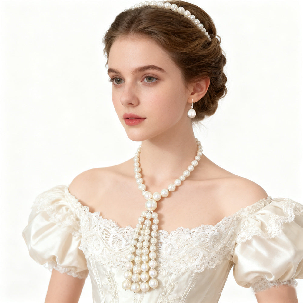 Elegant Sweater Chain Versatile Light Luxury High-end Accessory سلسلة سترة أنيقة، إكسسوار فاخر متعدد الاستخدامات وخفيف الوزن