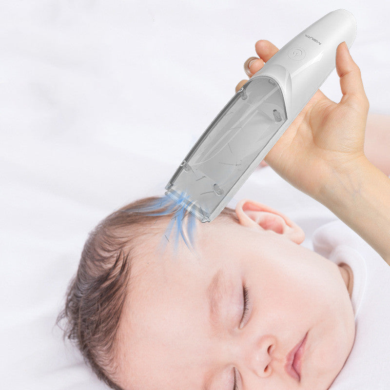Baby Suction Type Electric Hair Clipper ماكينة حلاقة شعر كهربائية للأطفال تعمل بنظام الشفط