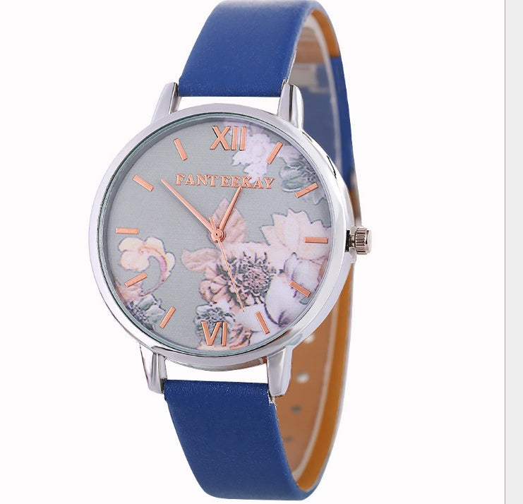 Women's Quartz Watches Major Brand Huawa Belt Quickly Sells Wish Source Broken Flower Watches ساعات كوارتز نسائية من ماركة هواوي، حزامها يحقق مبيعات سريعة، مصدرها ساعات بروكن فلاور