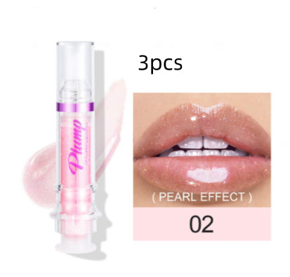 New Tube Lip Rich Lip Color Slightly Spicy Lip Honey Lip Glass Mirror Face Lip Mirror Liquid Lipstick أحمر شفاه سائل جديد غني بالألوان، بنكهة عسلية خفيفة، يشبه مرآة زجاجية للشفاه.