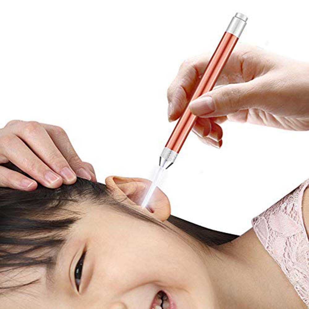 Ear Wax Removal Tool With Light Ear Pick Cleaner Kit For Kids And Adults, Earwax Spoon Digger & Tweezers For Ear Health Care Gift Set With Case أداة إزالة شمع الأذن مع ضوء، طقم تنظيف الأذن للأطفال والكبار