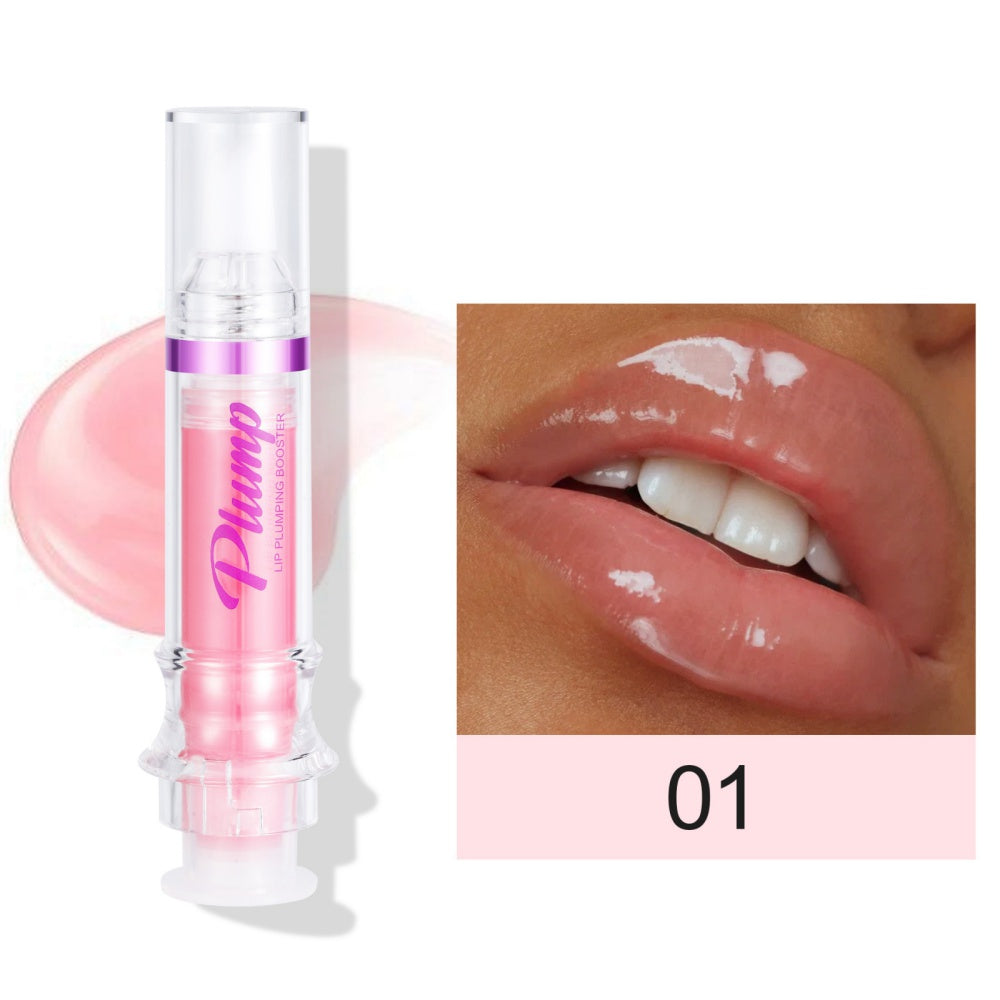 New Tube Lip Rich Lip Color Slightly Spicy Lip Honey Lip Glass Mirror Face Lip Mirror Liquid Lipstick أحمر شفاه سائل جديد غني بالألوان، بنكهة عسلية خفيفة، يشبه مرآة زجاجية للشفاه.