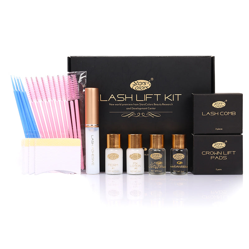 Dropshipping 5-8 Minutes Quick Lash Lifting Eyelash Perm Lash Lift Kit Curling Lashes Makeup Tools For Salon خدمة دروبشيبينغ، مجموعة أدوات رفع الرموش السريعة (5-8 دقائق)، أدوات تجعيد الرموش، أدوات مكياج للصالونات