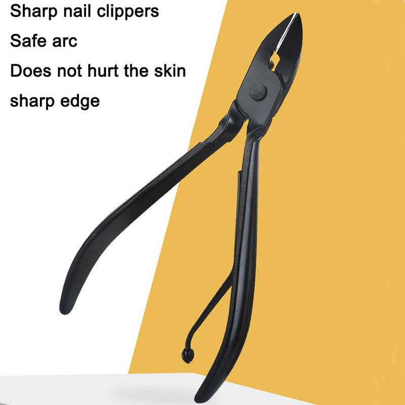 Professional Scissors Nail Clippers Set Ear Spoon Dead Skin Pliers Nail Cutting Pliers Pedicure Knife Nail Groove Trimmers مجموعة مقصات أظافر احترافية، ملعقة أذن، كماشة لإزالة الجلد الميت، كماشة لقص الأظافر، سكين باديكير، أداة تشذيب أخاديد الأظافر