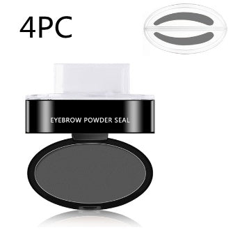 Eyebrow Powder Stamp Tint Stencil Kit Cosmetics Professional Makeup Waterproof Eye Brow Stamp Lift Eyebrow Enhancers Stencil Kit مجموعة قوالب تلوين وصبغة بودرة الحواجب، مستحضرات تجميل احترافية، مقاومة للماء، لرفع الحواجب، مجموعة قوالب مُحسّنة للحواجب