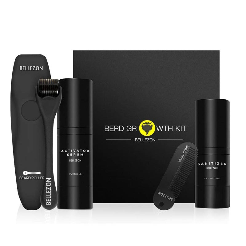 Beard Growth Liquid Beard Care Set مجموعة العناية باللحية السائلة لنمو اللحية