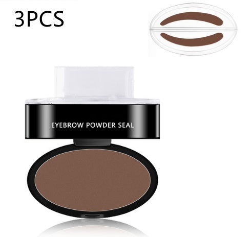 Eyebrow Powder Stamp Tint Stencil Kit Cosmetics Professional Makeup Waterproof Eye Brow Stamp Lift Eyebrow Enhancers Stencil Kit مجموعة قوالب تلوين وصبغة بودرة الحواجب، مستحضرات تجميل احترافية، مقاومة للماء، لرفع الحواجب، مجموعة قوالب مُحسّنة للحواجب