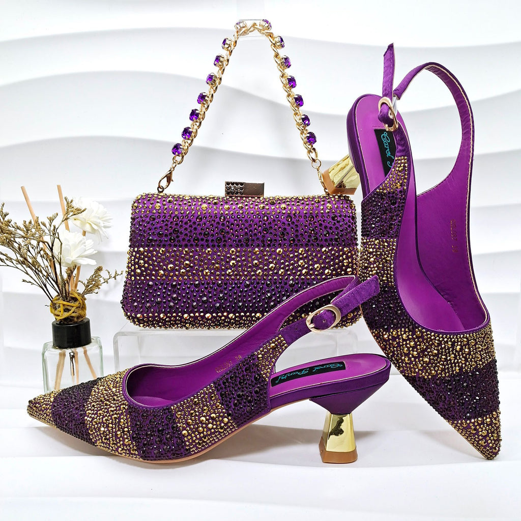Elegant Women's Shoes And Bags Suit أحذية وحقائب نسائية أنيقة