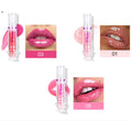 New Tube Lip Rich Lip Color Slightly Spicy Lip Honey Lip Glass Mirror Face Lip Mirror Liquid Lipstick أحمر شفاه سائل جديد غني بالألوان، بنكهة عسلية خفيفة، يشبه مرآة زجاجية للشفاه.