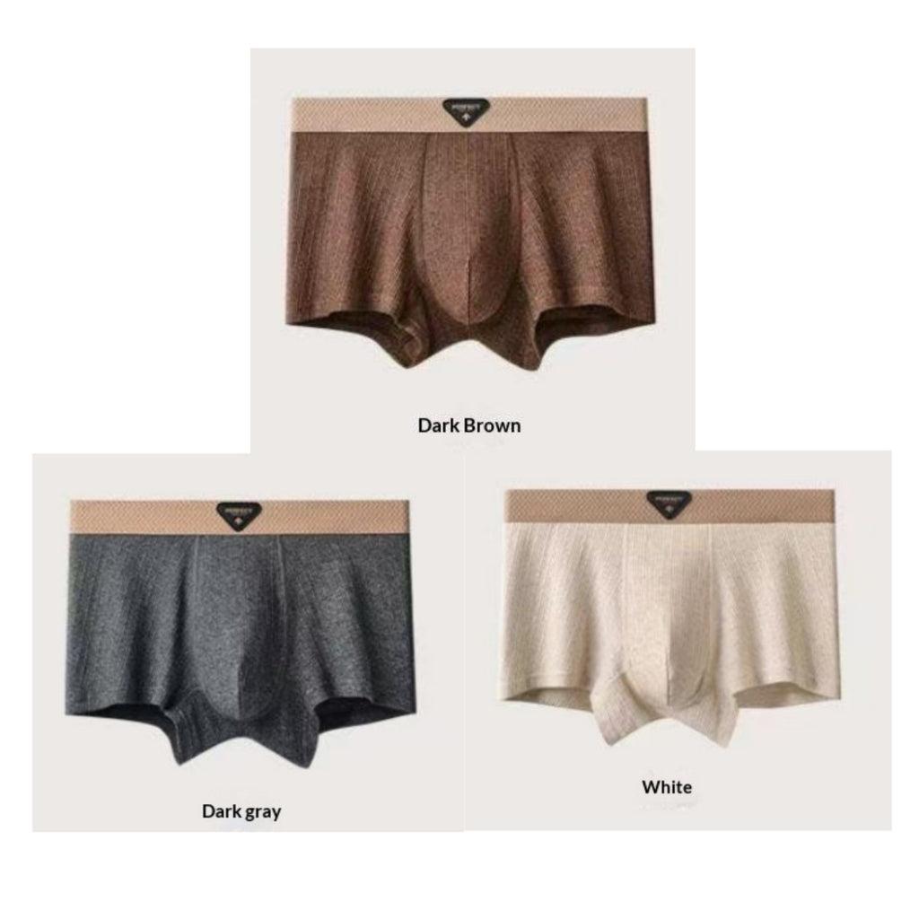 Mens Boxer Briefs Breathable And Antibacterial سراويل بوكسر رجالية قابلة للتهوية ومضادة للبكتيريا