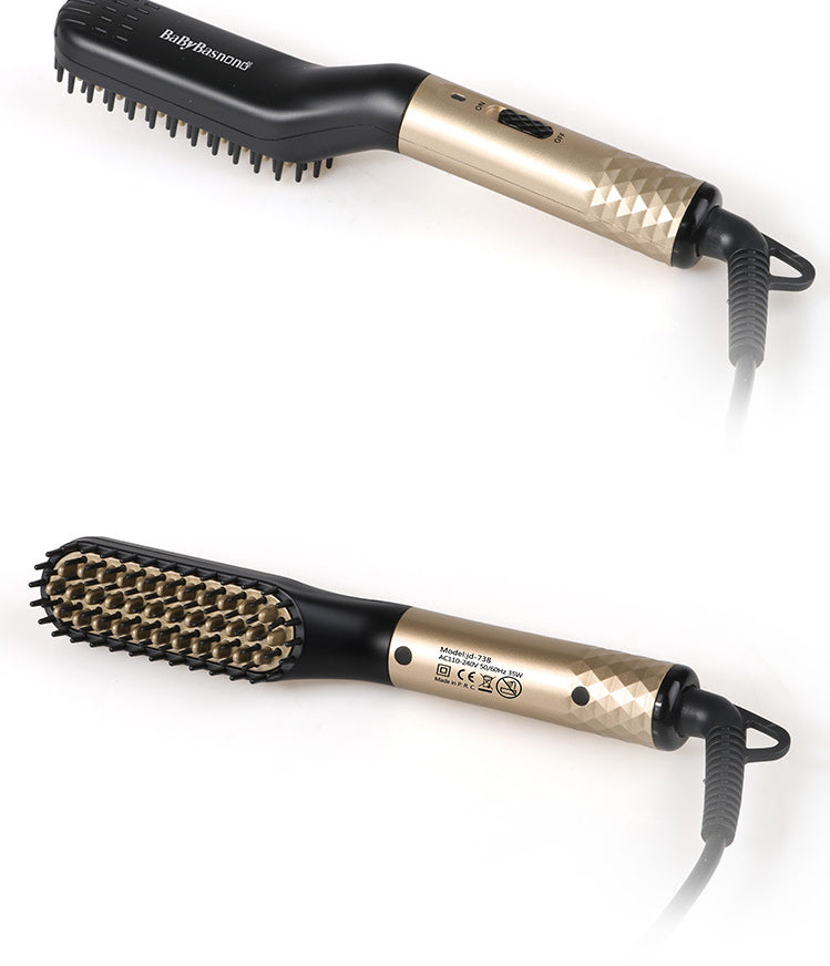 Multifunctional Hair Straightener Hair Comb Brush Men Beard Straightener Straightening مكواة شعر متعددة الوظائف، مشط وفرشاة، مكواة لحية للرجال