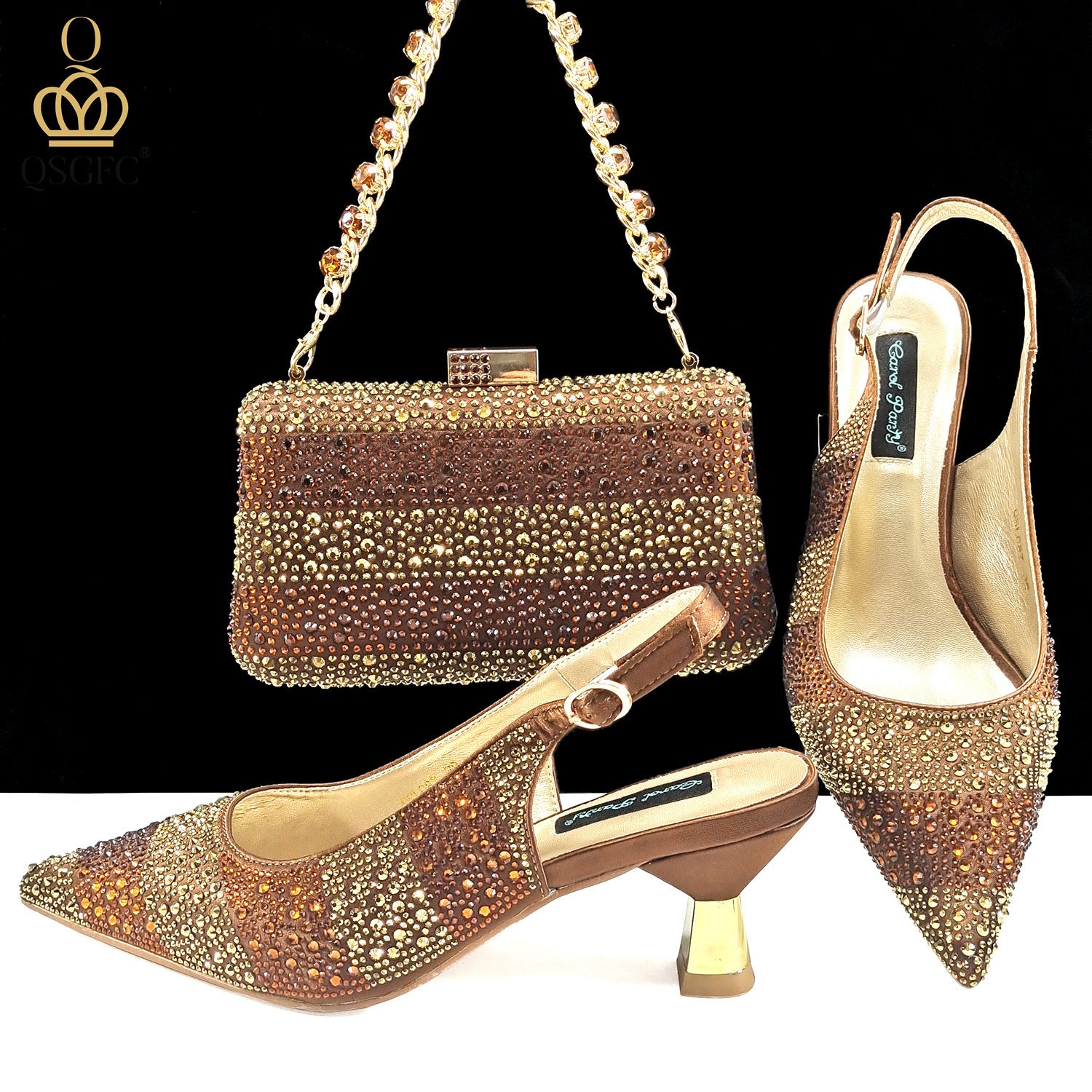 Elegant Women's Shoes And Bags Suit أحذية وحقائب نسائية أنيقة