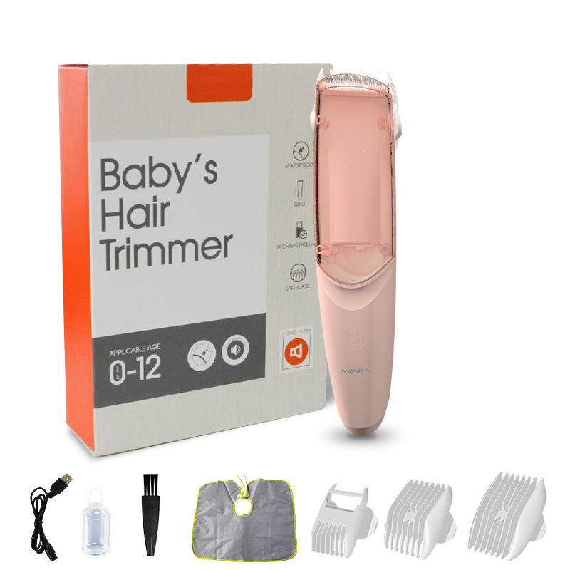 Baby Suction Type Electric Hair Clipper ماكينة حلاقة شعر كهربائية للأطفال تعمل بنظام الشفط