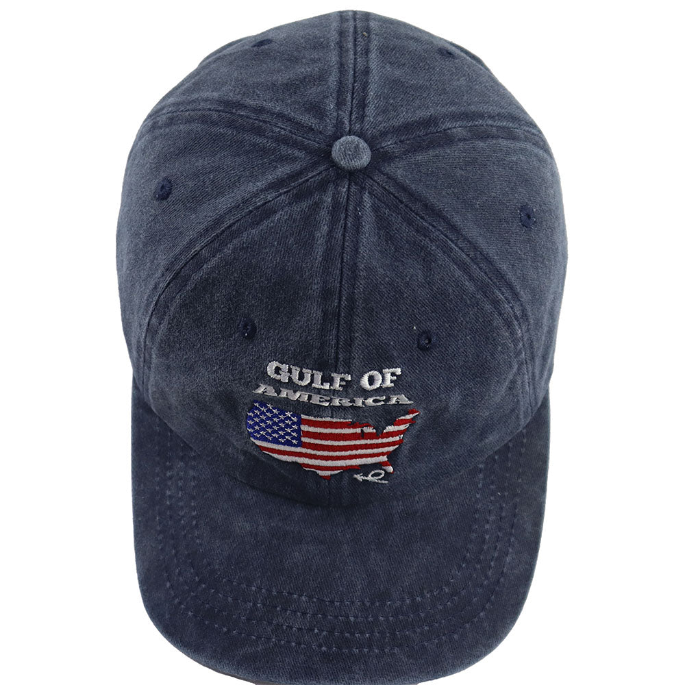 2pcs Gulf Of Patriotic Decorations Baseball Cap  قبعتان من قطعتين بتصميم خليج أمريكا للرجال والنساء، قبعة بتصميم علم أمريكا وخليج المكسيك، قبعة بيسبول مزينة بزخارف وطنية أمريكية، هدايا عيد ميلاد للأب والأم والصديق والمحارب القديم