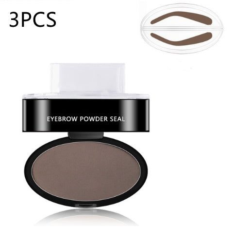 Eyebrow Powder Stamp Tint Stencil Kit Cosmetics Professional Makeup Waterproof Eye Brow Stamp Lift Eyebrow Enhancers Stencil Kit مجموعة قوالب تلوين وصبغة بودرة الحواجب، مستحضرات تجميل احترافية، مقاومة للماء، لرفع الحواجب، مجموعة قوالب مُحسّنة للحواجب