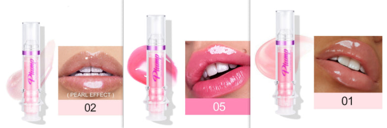 New Tube Lip Rich Lip Color Slightly Spicy Lip Honey Lip Glass Mirror Face Lip Mirror Liquid Lipstick أحمر شفاه سائل جديد غني بالألوان، بنكهة عسلية خفيفة، يشبه مرآة زجاجية للشفاه.