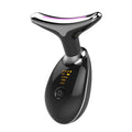 EMS Thermal Neck Lifting And Tighten Massager Electric Microcurrent Wrinkle Remover جهاز تدليك حراري لشدّ الرقبة ورفعها بتقنية EMS، مزيل للتجاعيد يعمل بالتيار الكهربائي الدقيق