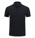 Polo Work Uniform Lapel-collar Short-sleeve Cultural Shirt قميص بولو للعمل، بياقة عريضة وأكمام قصيرة، بنمط ثقافي