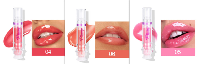 New Tube Lip Rich Lip Color Slightly Spicy Lip Honey Lip Glass Mirror Face Lip Mirror Liquid Lipstick أحمر شفاه سائل جديد غني بالألوان، بنكهة عسلية خفيفة، يشبه مرآة زجاجية للشفاه.